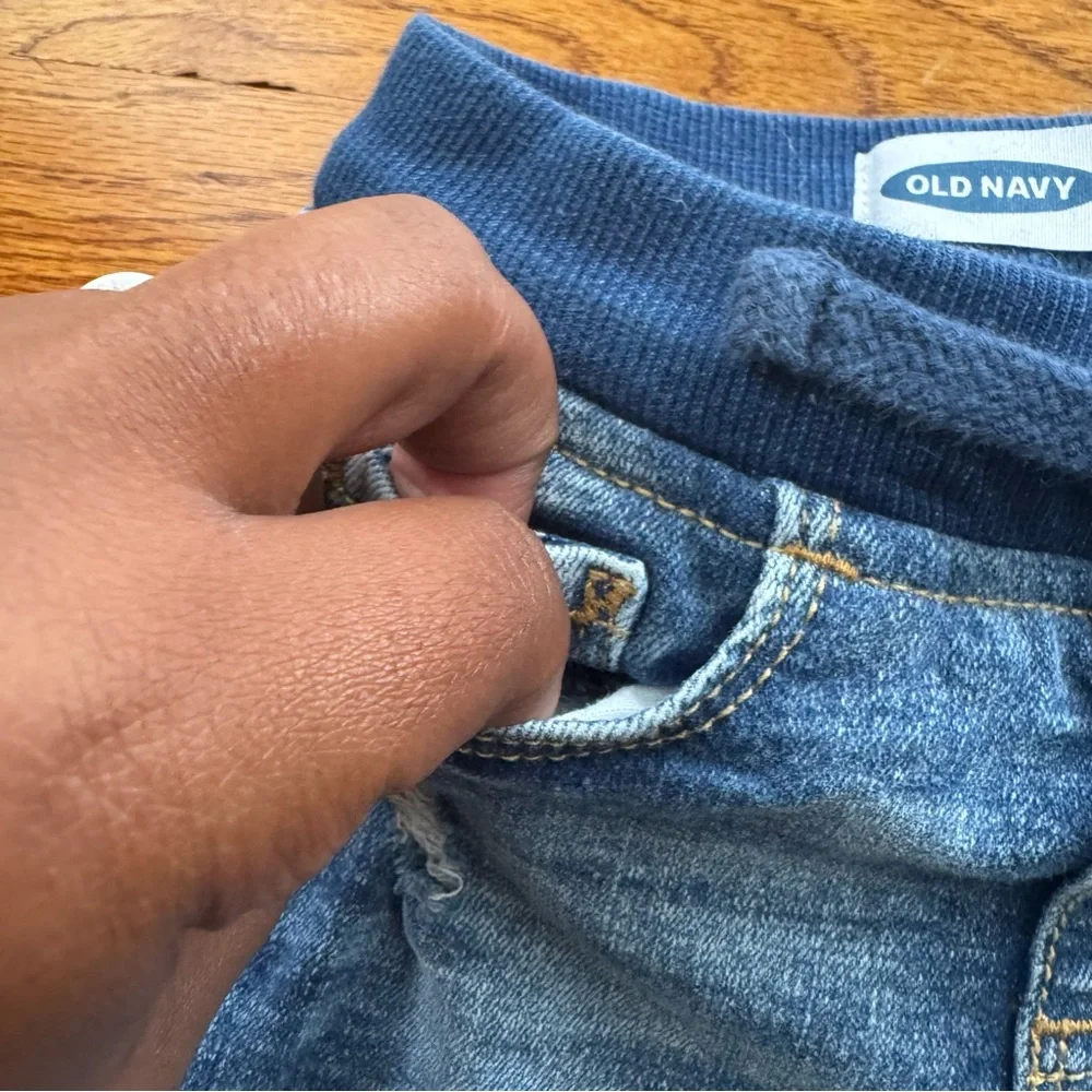 Old Navy Jeans Toddler Karate Skinny Pull On Functional Drawstring Waist